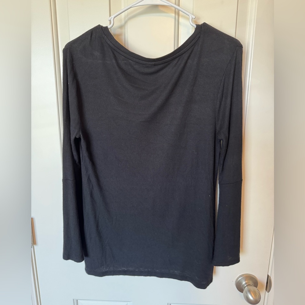 Classic Black Long Sleeve Top